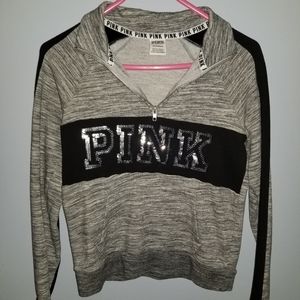 VS Pink quarter zip